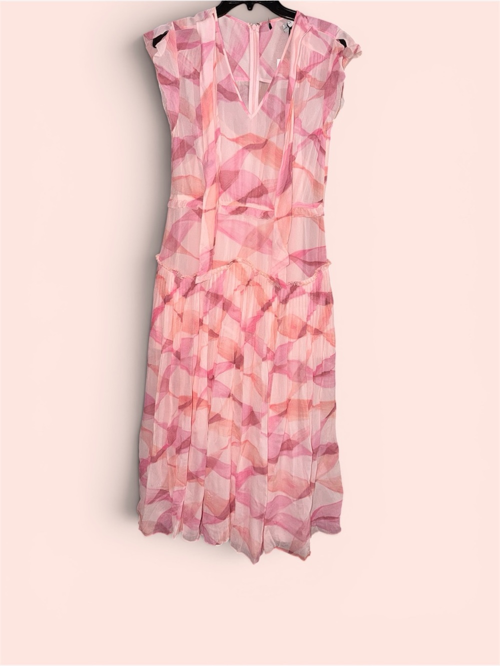 Coach Pink Sleeveless Uptown Dress